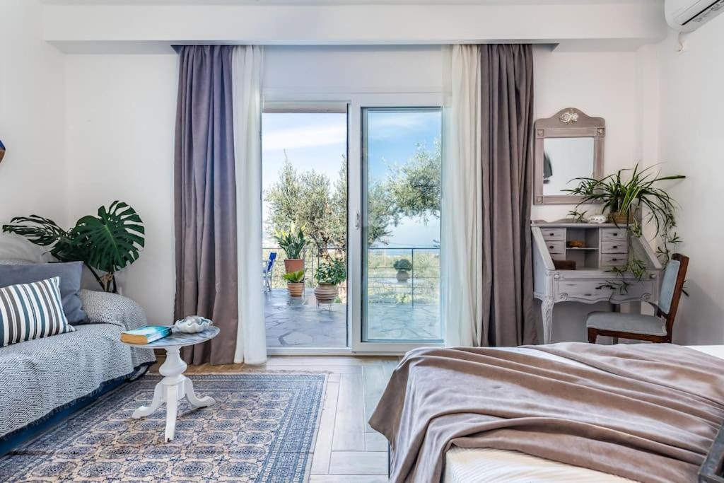 Skopelos Blue Heaven Pool Villa In Olive Grove Exterior photo